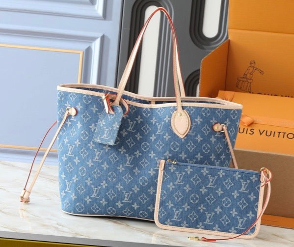 Neverfull Denim Tote (Choose Color)