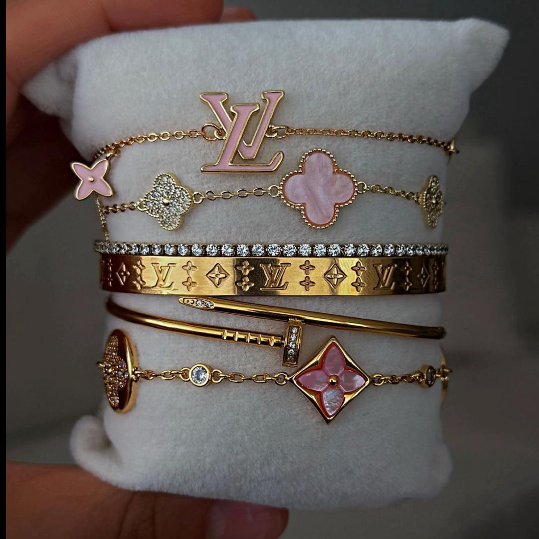 Pink & Gold Stack