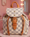 Checkered Backpack