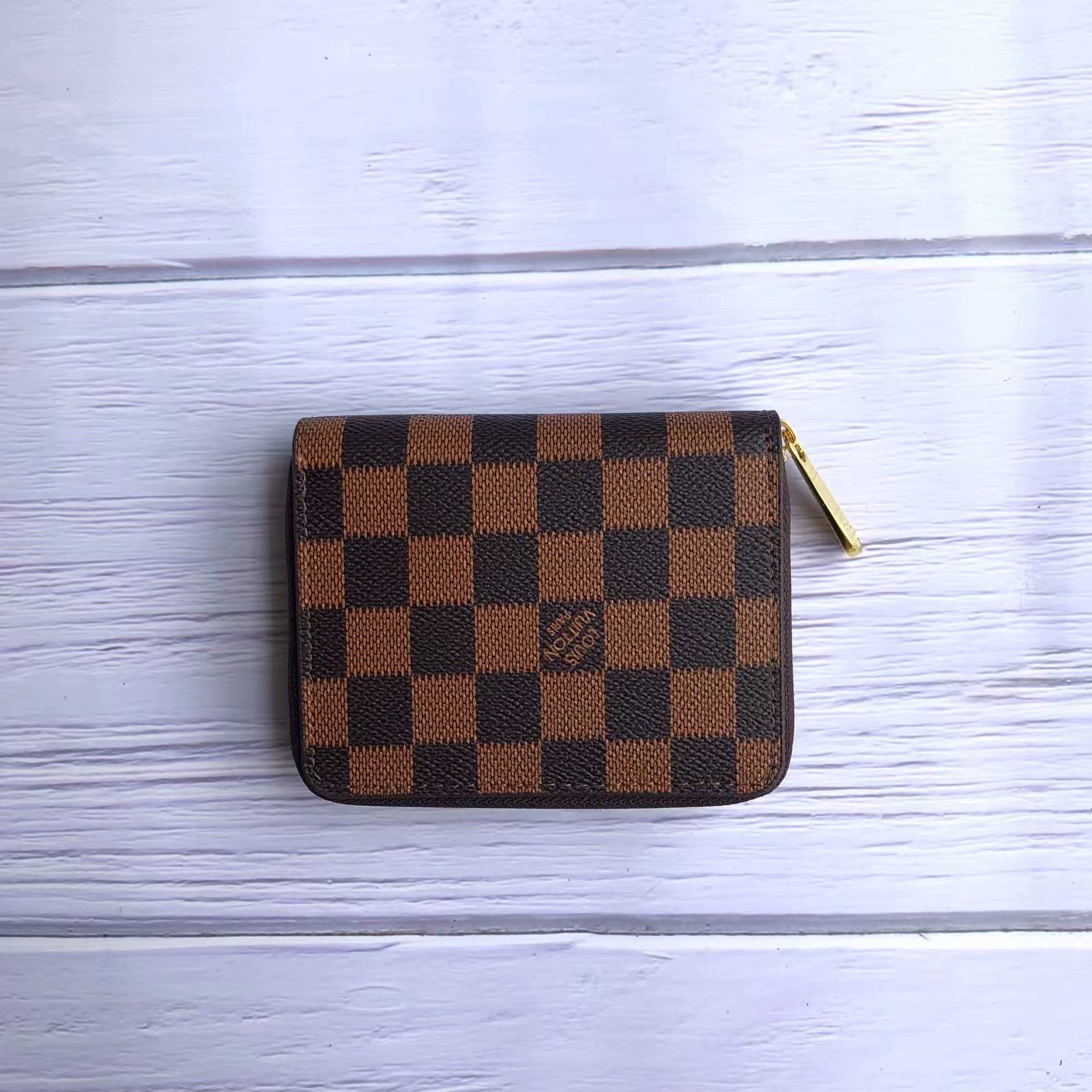 Neutral Compact Zipper Wallet (Choose Color)