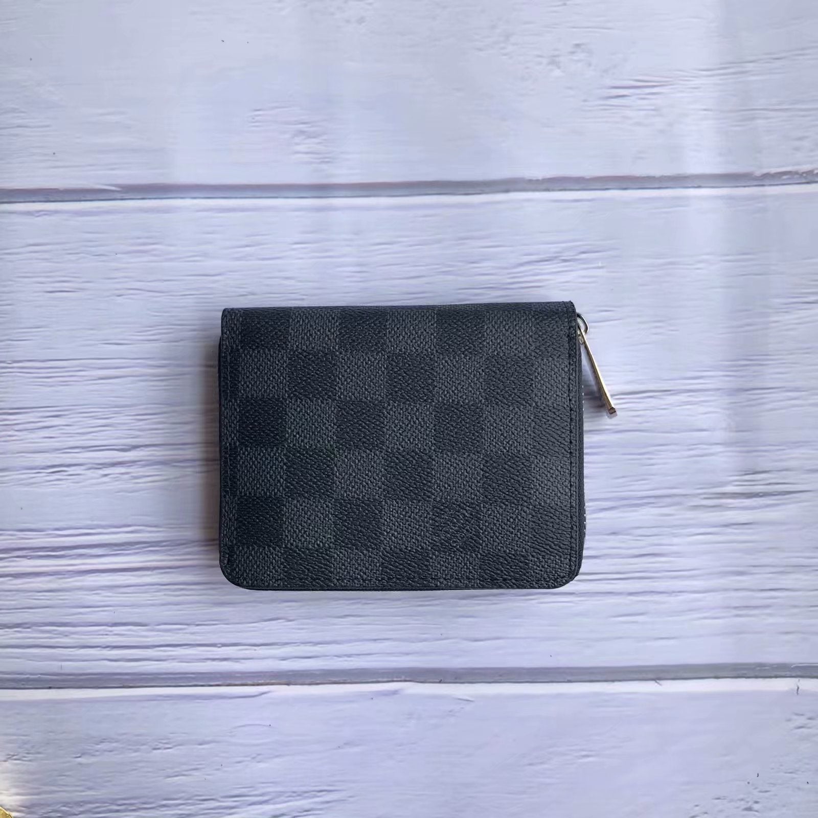 Neutral Compact Zipper Wallet (Choose Color)